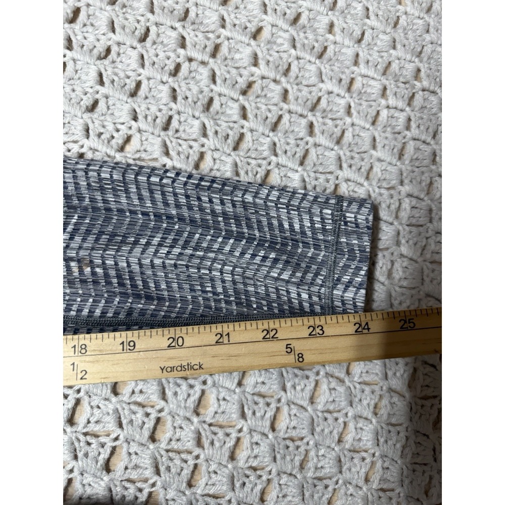 Lululemon Wunder Under Leggings Women Sz‎ 4 Gray Hi-Rise Tight Geometric Stretch - Picture 6 of 9